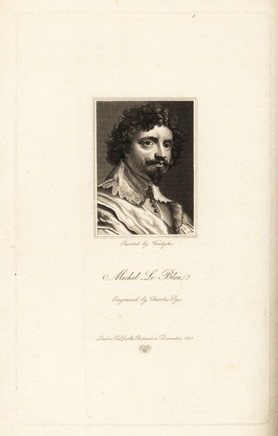 Portrait of Michel le Blon 作者 查尔斯·皮