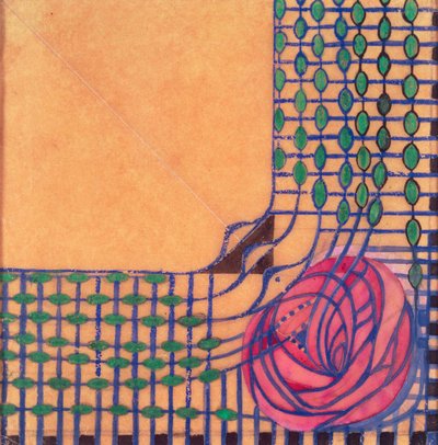 印花织物设计（水彩画） 作者 查尔斯·雷尼·麦金托什