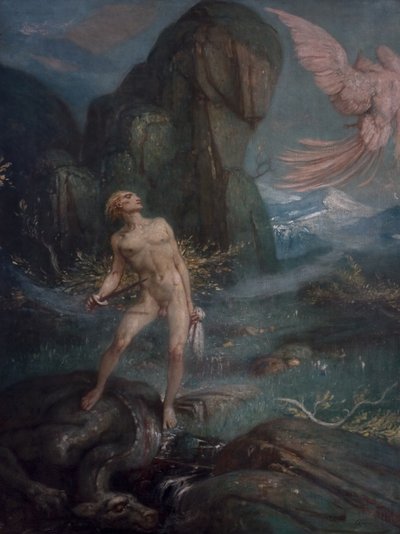 齐格弗里德和魔术鸟，c.1930 作者 查尔斯·里基茨