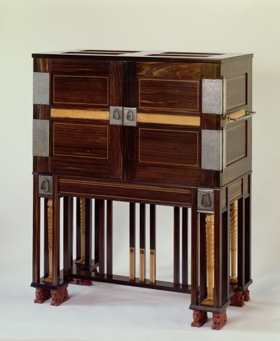 书写柜，CRAshbee的彩色印版VI，Alan Crawford，耶鲁1985， 作者 查尔斯·罗伯特·阿什比