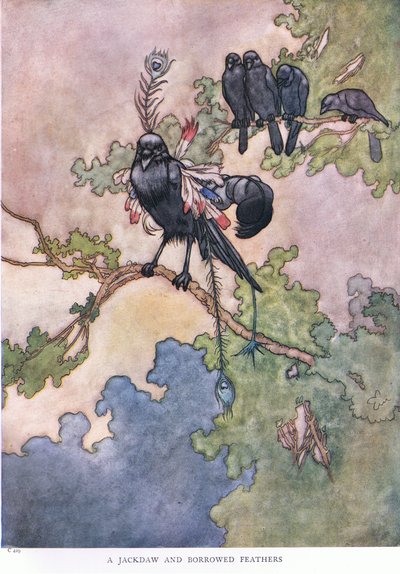 寒鸦和借来的羽毛，20世纪30年代 作者 Charles Robinson