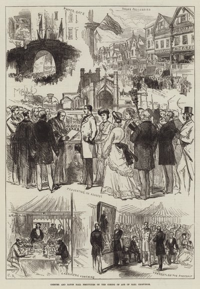 切斯特和伊顿霍尔庆祝伯爵格罗夫纳时代的到来 作者 Sir John Charles Robinson