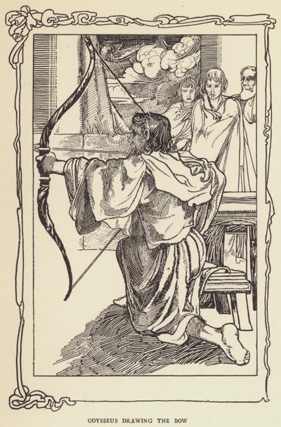 奥德修斯画弓 作者 Sir John Charles Robinson