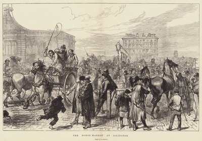 伊斯灵顿的马市场 作者 Sir John Charles Robinson