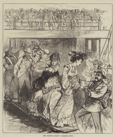 雕像假日，马盖特码头 作者 Sir John Charles Robinson