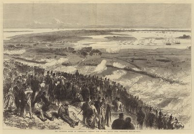 朴茨茅斯的志愿者评论，来自Portsdown Hill的战役全景 作者 Sir John Charles Robinson