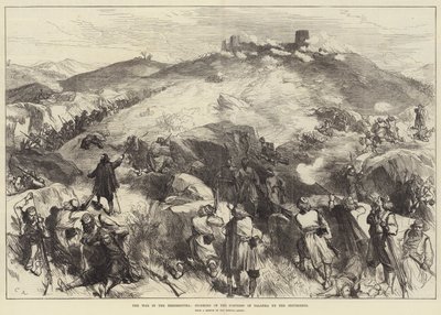 黑塞哥维那的战争，叛乱分子猛烈攻击帕兰卡要塞 作者 Sir John Charles Robinson
