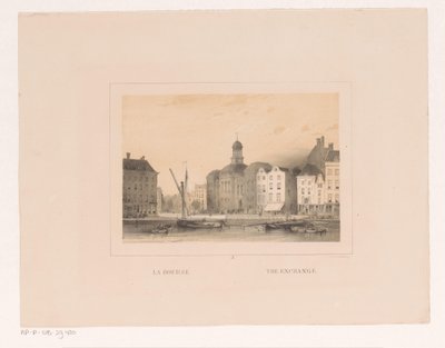 鹿特丹的交易所
La bourse / 交易所（物品标题）
Vues et monuments de la ville de Rotterdam / 鹿特丹市的景观和古迹（系列标题） 作者 赫曼努斯·约翰内斯·范登豪特
