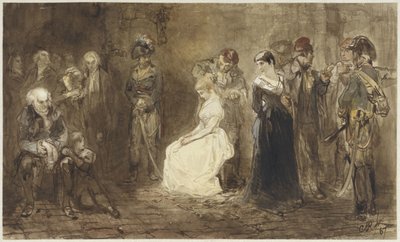 法国伊丽莎白公主入狱，1794 年 5 月 10 日 作者 查尔斯·罗森（Charles Rochussen）