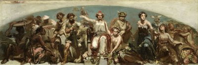 殖民地向荷兰少女致敬 作者 查尔斯·罗森（Charles Rochussen）