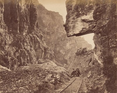 美国福克峡谷，约1875年。 作者 查尔斯·罗斯科（Charles Roscoe）Savage
