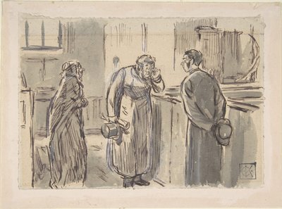 一个牧师和一个教士，1870-1891。 作者 查尔斯·塞缪尔·基恩