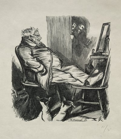 《我如何丢掉胡须》，1866年。 作者 查尔斯·塞缪尔·基恩