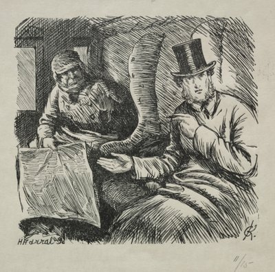 严格禁止吸烟，1868年。 作者 查尔斯·塞缪尔·基恩