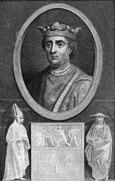 1788年，英格兰国王亨利二世。 作者 查尔斯·舍温