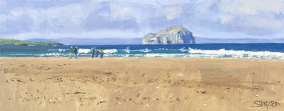 巴斯岩，贝尔海文，2015 年（布面油画） 作者 查尔斯·辛普森