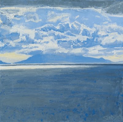 暗海，朗姆酒，2015 年（布面油画） 作者 查尔斯·辛普森