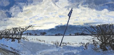 十二月的午后，2011 年（布面油画） 作者 查尔斯·辛普森