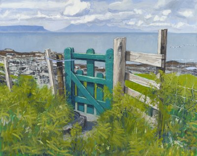 门，2012 年（布面油画） 作者 查尔斯·辛普森
