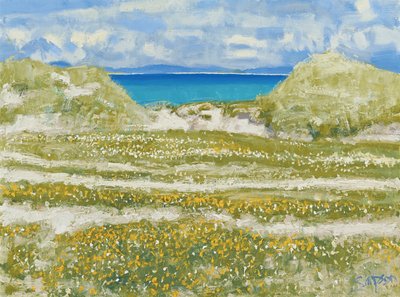 哈里斯一瞥，2014 年（布面油画） 作者 查尔斯·辛普森
