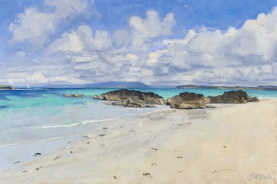 艾奥纳之夏（手指），2015 年（布面油画） 作者 查尔斯·辛普森