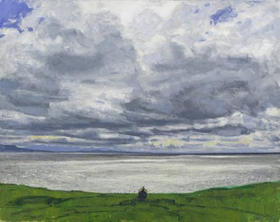 西北海岸，2017（布面油画） 作者 查尔斯·辛普森