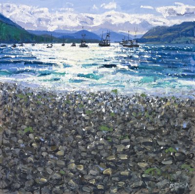 乌拉波尔海岸，2011 年（布面油画） 作者 查尔斯·辛普森