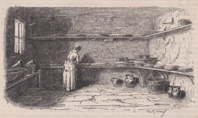 奶制品，来自Le Magasin Pittoresque，约1852年。 作者 查尔斯·塔米西耶