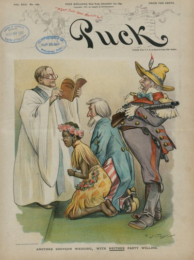 另一场shot弹枪婚礼，双方都不愿参加，1897年 作者 查尔斯·泰勒