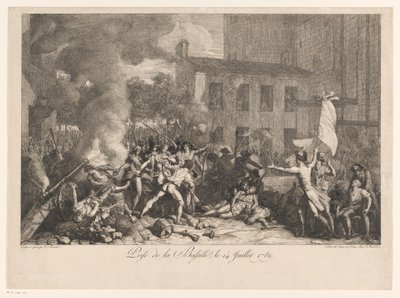 攻占巴士底狱，1789 年 7 月 14 日
攻占巴士底狱，1789 年 7 月 14 日（物上标题） 作者 查尔斯·戴维宁