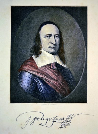 Peter Stuyvesant（彩色雕刻）。 作者 查尔斯·托马斯·伯特