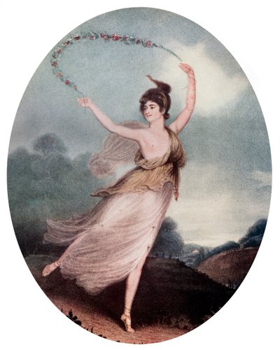 塞琳·帕里索（Celine Parisot）小姐，1799年。 作者 查尔斯·特纳