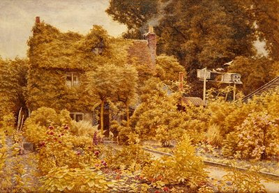 温奇莫尔山的老摩尔人小屋（纸上水彩画） 作者 查尔斯·霍珀