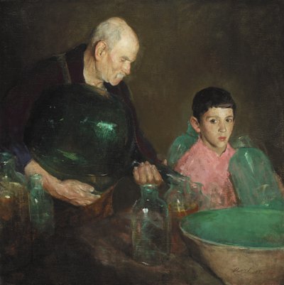 精炼油，c.1910 作者 查尔斯·韦伯斯特·霍桑
