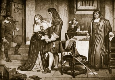 1683年，罗素勋爵和夫人的离别 作者 查尔斯·韦斯特·科普