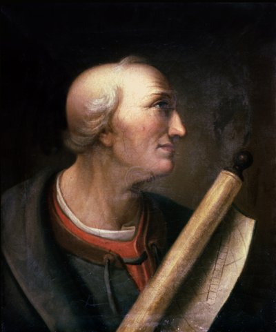 Amerigo Vespucci（1452-1512）1816年的肖像 作者 查尔斯·威尔森·皮尔