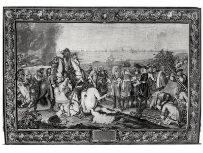 1667年7月，路易十四（1638-1715）在杜埃围城，Gobelins工作室 作者 查尔斯·阿特去勒布朗