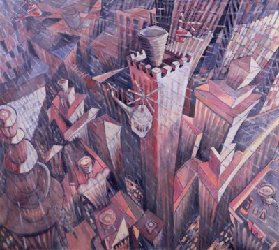 曼哈顿市中心Hailstorm，1995 作者 夏洛特·约翰逊大选