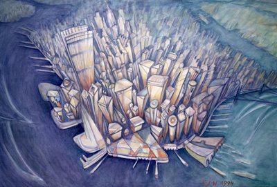 1994年，曼哈顿上面 作者 夏洛特·约翰逊大选