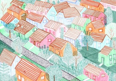 Althohenschönhausen, 2017 (刷子笔) 作者 夏洛特奥尔