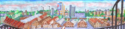 Storkower straße, 2017 (画笔) 作者 夏洛特奥尔