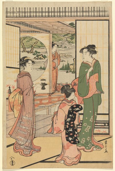 屋敷的美女》（CBL J 2494） 作者 Chobunsai eisi