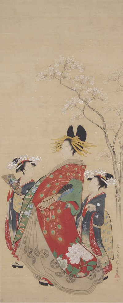 樱花下的美丽 作者 Chobunsai eisi