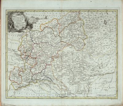 喀山省总地图，1779年。 作者 切尔诺伊