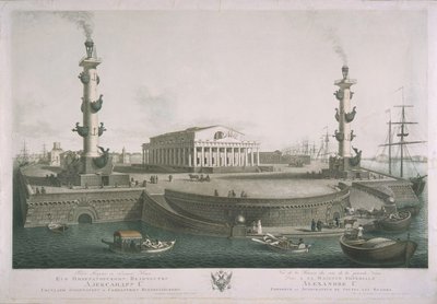 观赏瓦西里岛的唾液，1810年代 作者 切斯基
