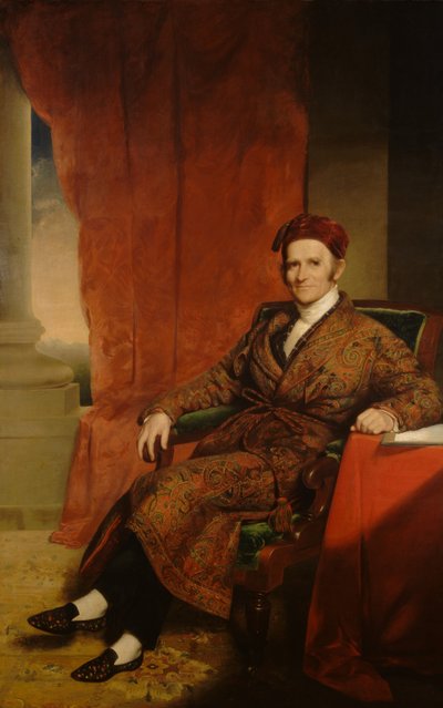 阿莫斯-劳伦斯，约1845年。 作者 切斯特·哈丁（Chester Harding）