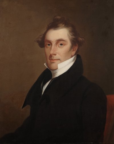 本杰明·富兰克林·巴特勒（Benjamin Franklin Butler），约1833年（布面油画） 作者 切斯特·哈丁（Chester Harding）