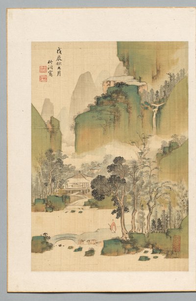 景观，1808年。 作者 中林筑人