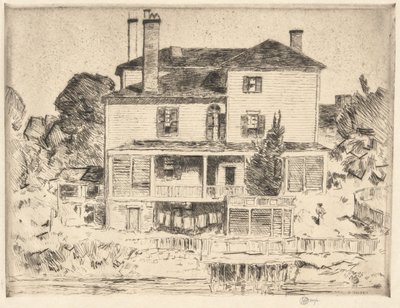 朴茨茅斯大厦，1916 年 作者 Childe Hassam