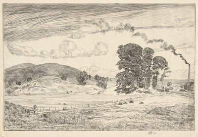 丹伯里山，1920 年 作者 柴尔德哈桑